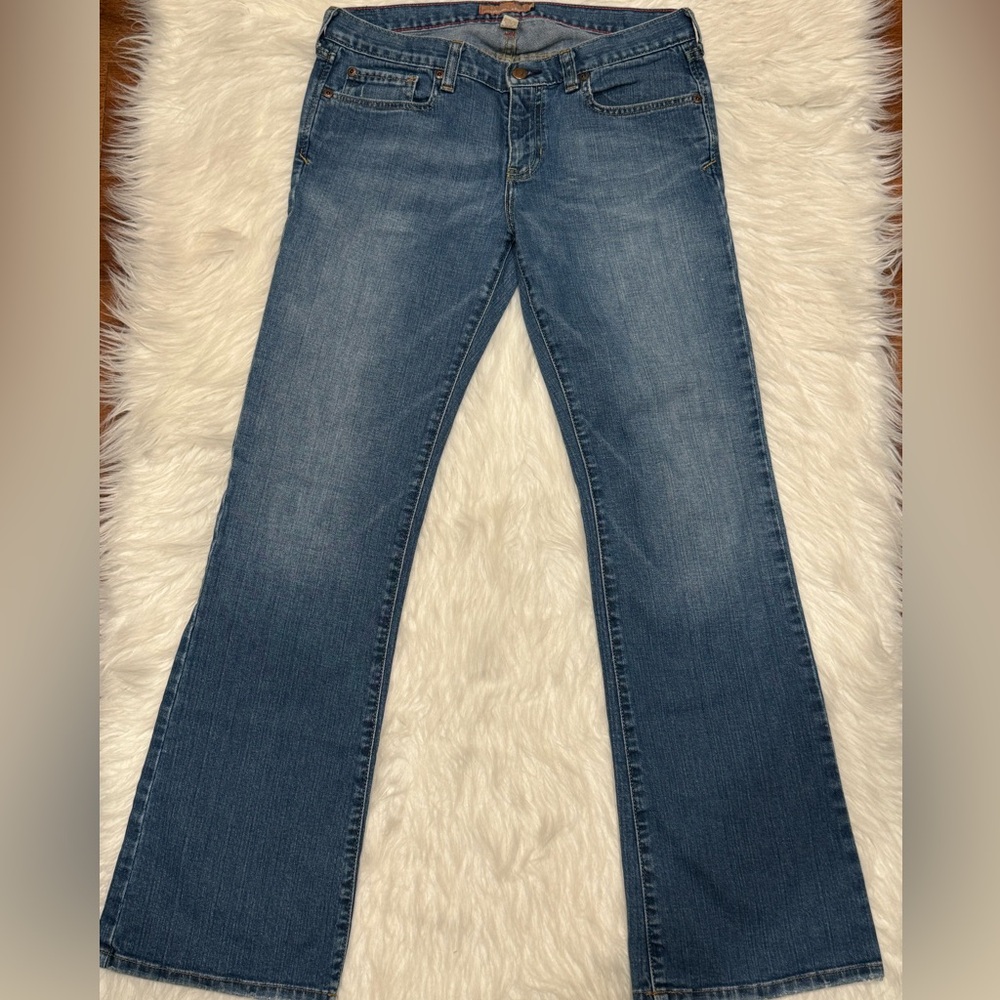 Abercrombie & Fitch Medium Wash Blue Bootcut Jeans